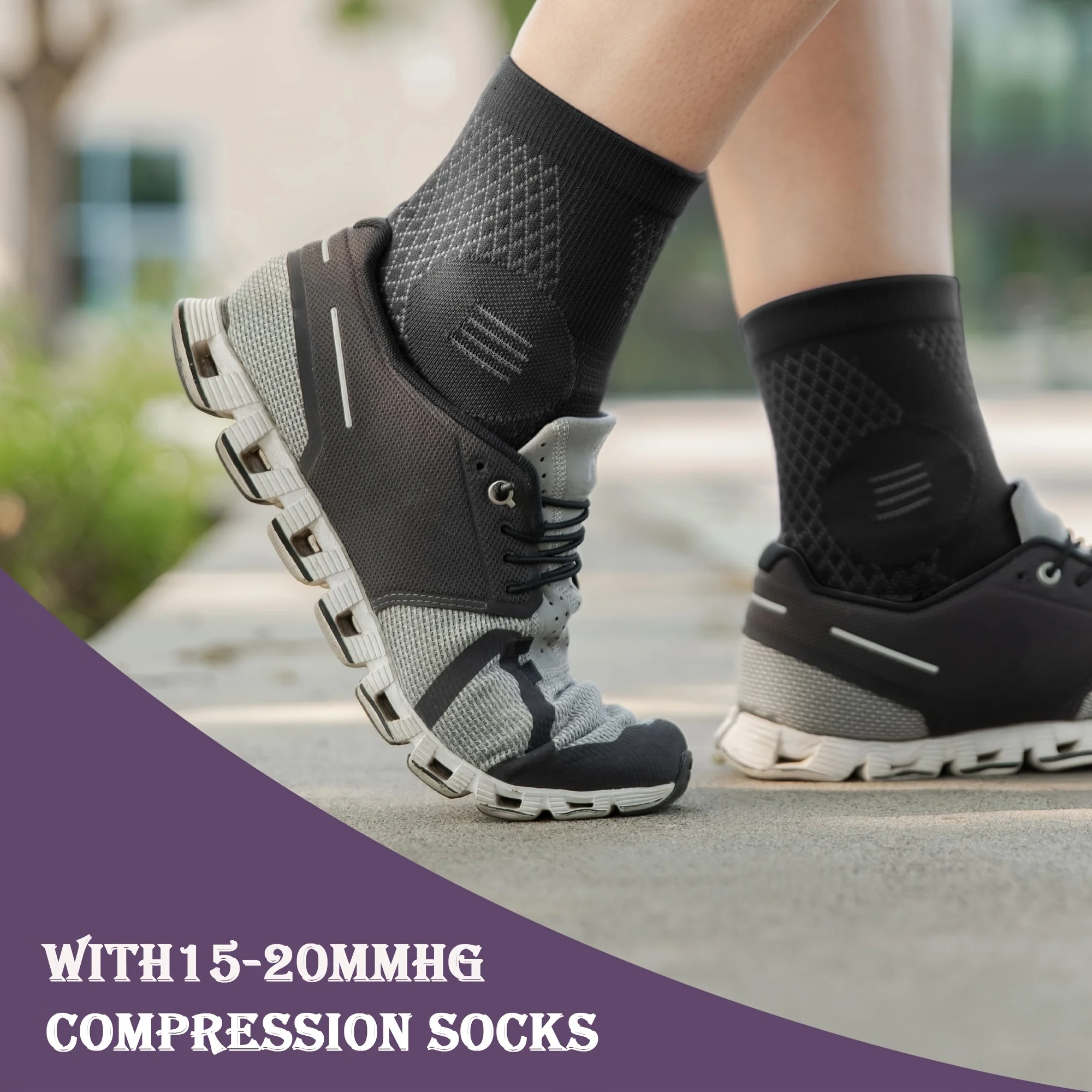 1Pair Ankle Foot Sleeves Compr - Ankle Brace Sock recension och pris