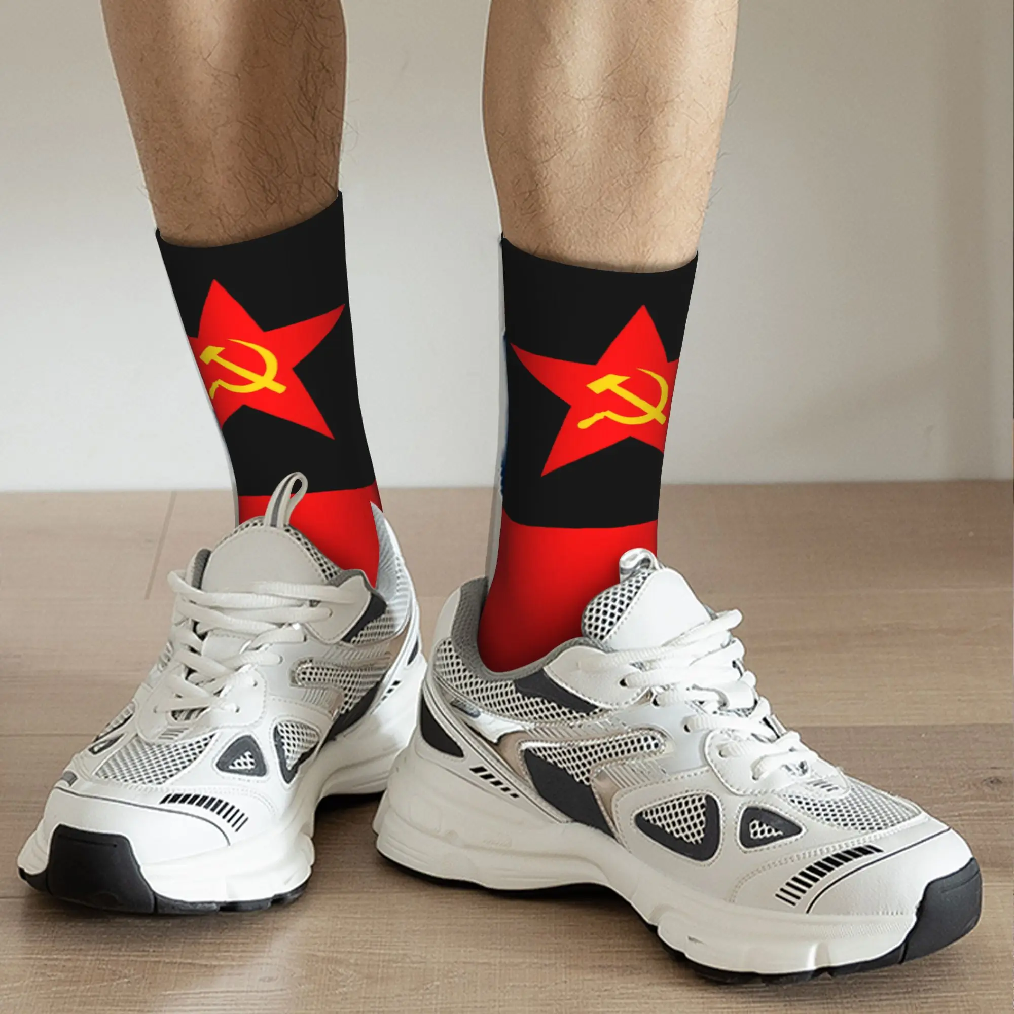 Russian Flag Custom Hammer  Si - Dress Sock Men recension och pris