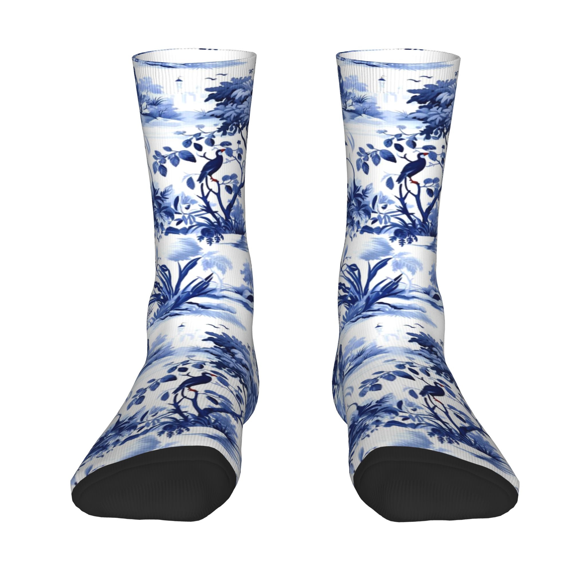 Custom Navy Blue And White Men - Dress Sock Men recension och pris
